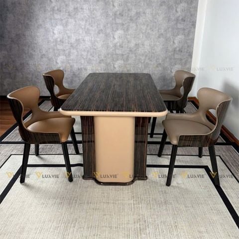 Bộ bàn ăn mặt đá Abellone