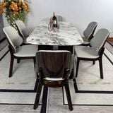 Bộ bàn ăn mặt đá