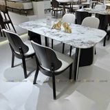 Bộ bàn ăn mặt đá