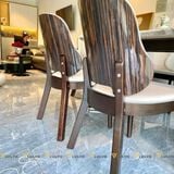 bộ bàn ăn mặt đá tân cổ điển