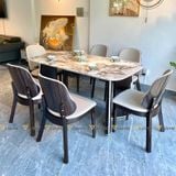 Bộ bàn ăn mặt đá Signature