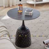 Bàn tròn trang trí mặt đá AM02