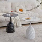 Bàn tròn trang trí mặt đá AM02