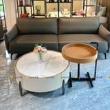 Bàn trà đôi tròn BTDA1