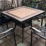 Bàn sân vườn mặt đá HPBNV90 (không gồm ghế)