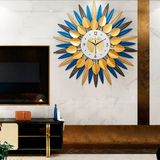 Đồng hồ trang trí lá hướng dương 638