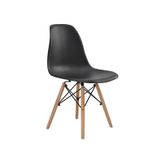 Ghế nhựa ABS chân gỗ giằng sắt DPA09A