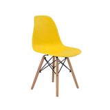 Ghế nhựa ABS chân gỗ giằng sắt DPA09A