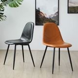 Ghế ăn bọc da chân sắt DPA10