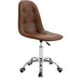 Ghế da cúc chân xoay DPA11B