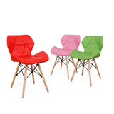 Ghế da tam giác chân gỗ DPA12