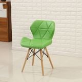 Ghế da tam giác chân gỗ DPA12