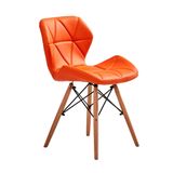 Ghế da tam giác chân gỗ DPA12