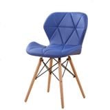 Ghế da tam giác chân gỗ DPA12
