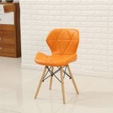 Ghế da tam giác chân gỗ DPA12