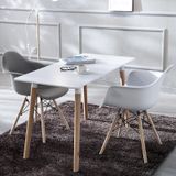 Ghế nhựa thuyền chân gỗ DPA14