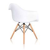 Ghế nhựa thuyền chân gỗ DPA14