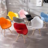 Ghế nhựa thuyền chân gỗ DPA14