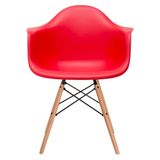 Ghế nhựa thuyền chân gỗ DPA14