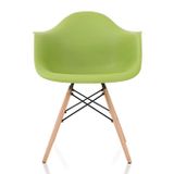 Ghế nhựa thuyền chân gỗ DPA14