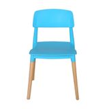 Ghế nhựa đúc chân gỗ S3022