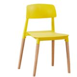 Ghế nhựa đúc chân gỗ S3022