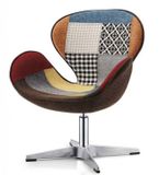 Ghế chân chữ X bọc vải thổ cẩm DPA17