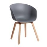 Ghế nhựa chân sắt giả gỗ DPA23