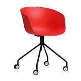 Ghế nhựa chân sắt di động DPA23A