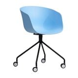 Ghế nhựa chân sắt di động DPA23A