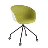 Ghế nhựa bọc vải chân sắt di động DPA24A