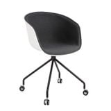 Ghế nhựa bọc vải chân sắt di động DPA24A