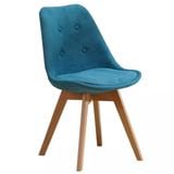 Ghế bọc vải chân gỗ DPA27