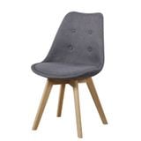 Ghế bọc vải chân gỗ DPA27