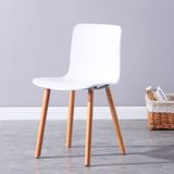 Ghế nhựa PP chân gỗ DPA31