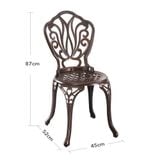 Ghế Ngoài Trời Nhôm Đúc LU6030C