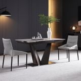 Bàn ăn mặt đá thông minh Zues (không gồm ghế)