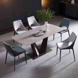 Bàn ăn mặt đá thông minh Zues (không gồm ghế)