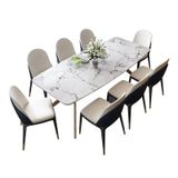 Bàn ăn mặt đá Doris (không gồm ghế)