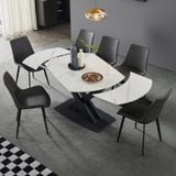 Bàn ăn mặt đá thông minh Apolo (không gồm ghế)