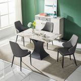 Bàn ăn mặt đá cao cấp Yugari (không gồm ghế)