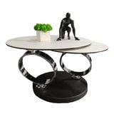 Bàn trà tròn 2 mặt xoay DPBT02