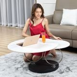 Bàn trà tròn 2 mặt xoay DPBT02