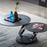 Bàn trà tròn 2 mặt xoay DPBT02