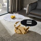 Bàn trà tròn 2 mặt xoay DPBT02