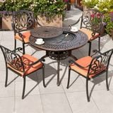 Bàn sân vườn có bếp than DPBV06 (không gồm ghế)