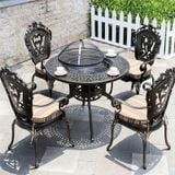 Bàn sân vườn có bếp than DPBV06 (không gồm ghế)