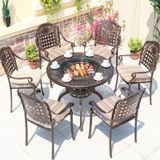 Bộ bàn ghế sân vườn DPBV06 + Ghế LU6051C