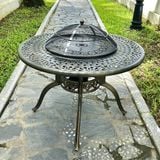Bàn sân vườn có bếp than DPBV06 (không gồm ghế)