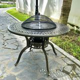 Bàn sân vườn có bếp than DPBV06 (không gồm ghế)